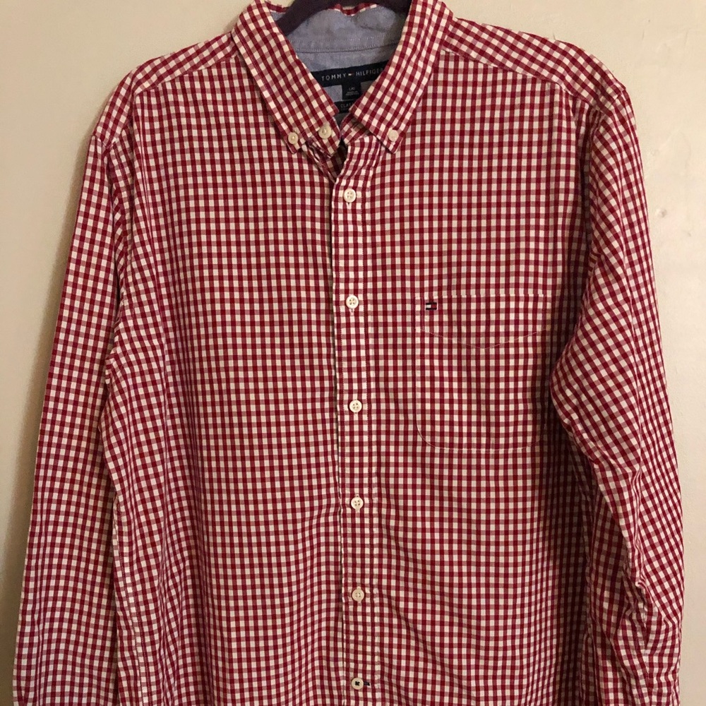 A beautiful Tommy Hilfiger button up shirt